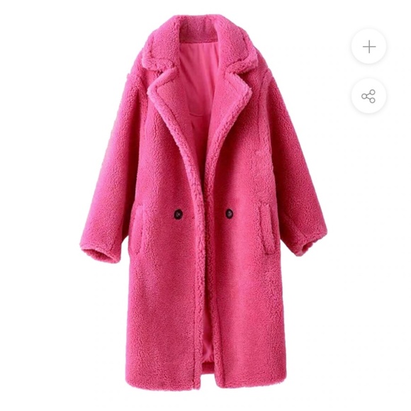 Shady Lady Jackets & Blazers - Shady Lady Teddy Coat, pink (M)